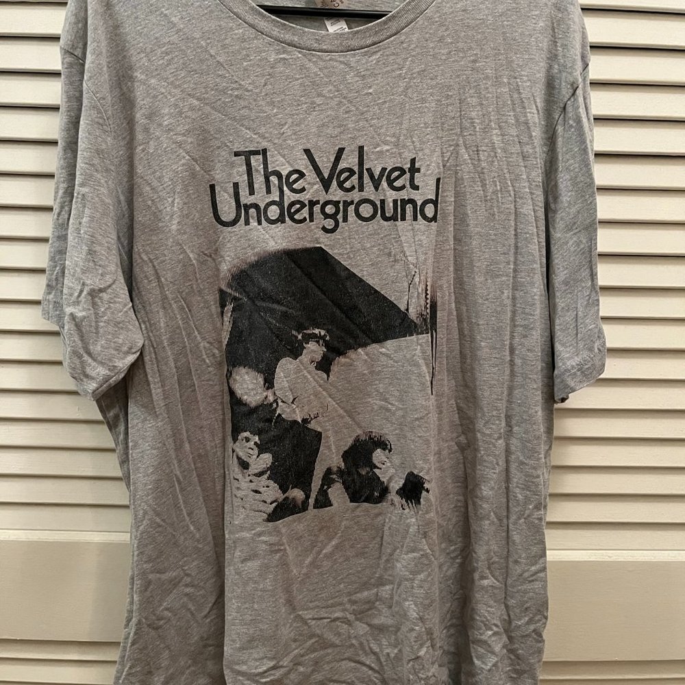 Velvet Underground Band T-shirt, plus size, 70s music